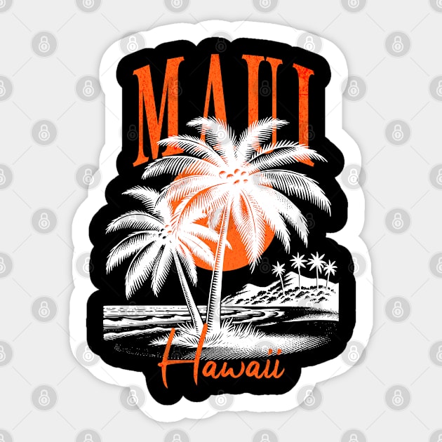 maui beach Sticker by peace and love